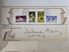 Sir David Attenborough & Desmond Morris Hand Signed First Day Cover 1971 Jersey