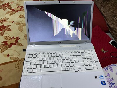 SONY VAIO PCG-71311M WIN10 pro X64 LAPTOP P6100 320GB 4GBRAM PEARL