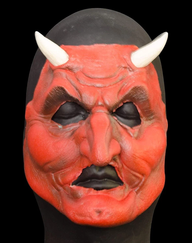 Woochie Cinema Secrets Devil Foam Mask Horns Prosthetics Special Effects Makeup - Image 3 of 3