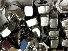 M6 x 1.0 METRIC STAINLESS STEEL HEX NUTS A2-70 PACK OF 100  PIECES