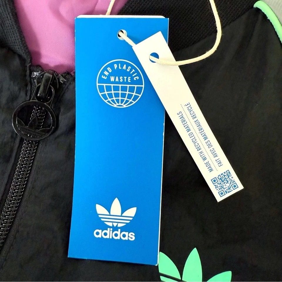 Jaqueta Adidas Tecido Superstar Track Top Masculina Média Leve Iridescente Preta - Imagem 2 de 4