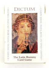 Playing Cards Deck Dictum The Latin Rummy Card Game
