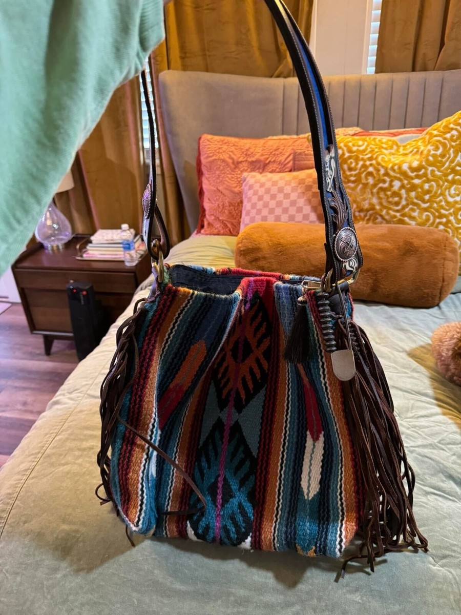 Custom western saddle purse