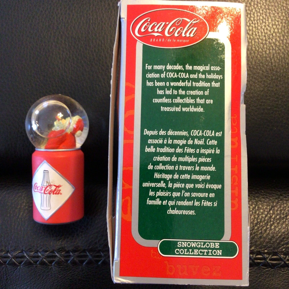 Mini Coca Cola Snow Globe Collection Christmas Have a Coke Santa