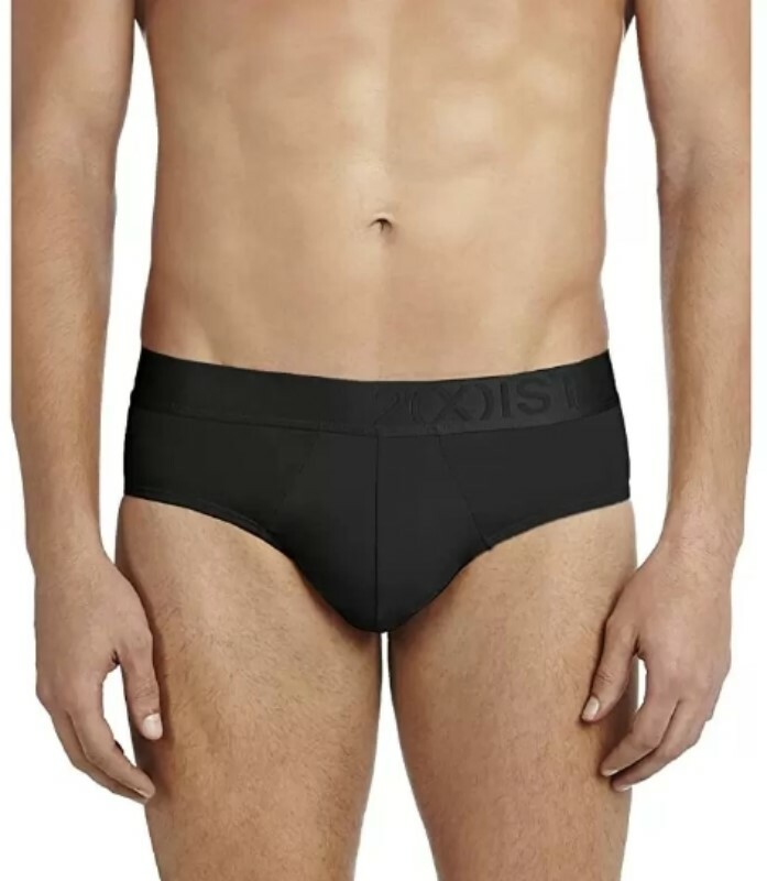 2(X)IST 266231 Men's Electric No Show Brief Black Underwear