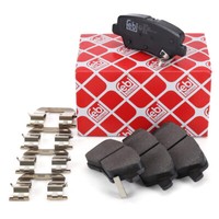 febi BremsbeläGe FüR Hyundai Accent 4 Tucson I10 I20 I30 KIA RIO Sportage Hinten