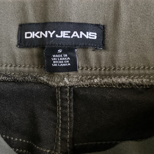 DKNY Jeans Women's Pull-on Stretch Bermuda Shorts Sz S Olive/Khaki Green 151B - Picture 7 of 8