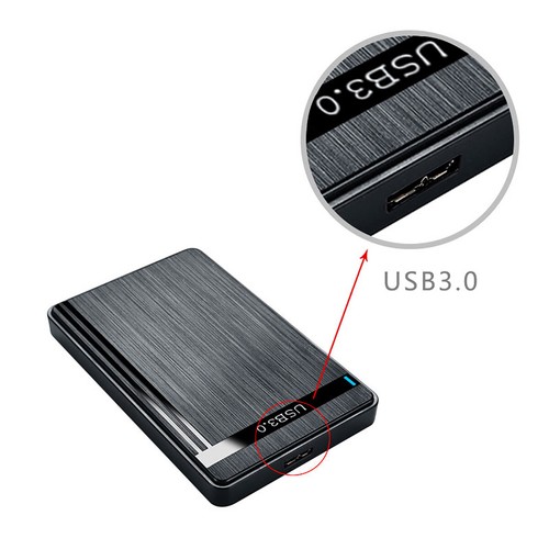 1x Festplattengehäuse USB 3.0 Externes Gehäuse Festplatte 2.5 Zoll SATA SSD HDD - 第 11/23 張圖片