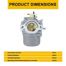 CARBURETOR FOR BRIGGS & STRATTON SNAPPER 281223BVE 10HP-12.5HP REAR ENGINE RIDER