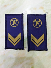 COPPIA GRADI SERGENTE AERONAUTICA MILITARE PER TUTA DA SPECIALISTA