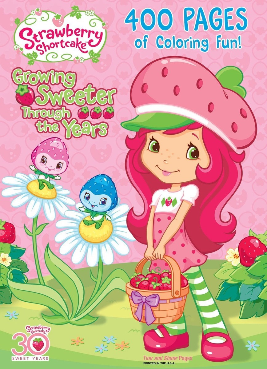 Strawberry Shortcake And Berry Friends Coloring Pages Strawberry
