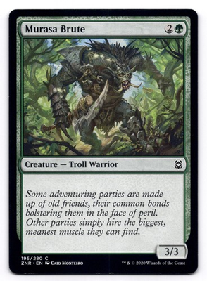#ad Murasa Brute NM Zendikar Rising 195 MTG Regular Common $0.99
