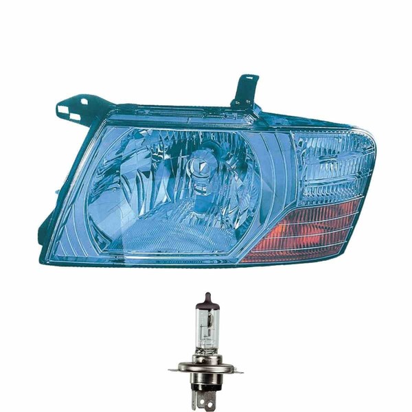 Halogen Scheinwerfer Links H4 FüR Mitsubishi Pajero Klasseic Inklusive Lampen-image