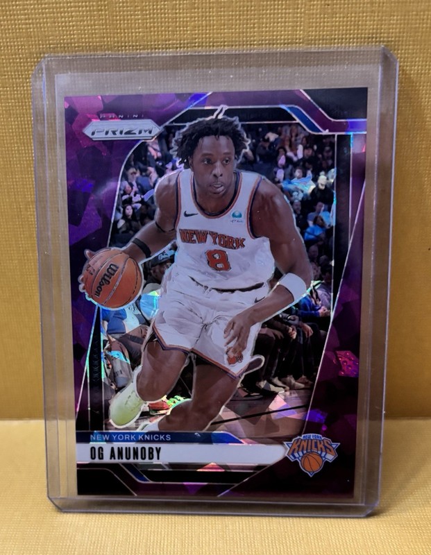 2024-25 Panini Prizm - OG Anunoby #149 Purple Ice Prizm /149