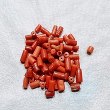 Vintage Corallo Perline Sciolte Gemma 100%Naturale Italia Corallo Perline 100...