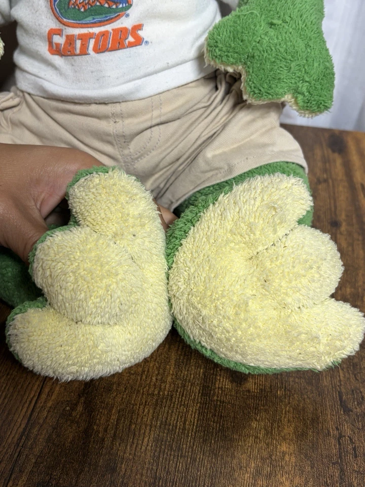 Build-A-Bear floppy Alligator Plush w/ Florida Gators Shirt Shorts Retired UF - Image 3 of 4
