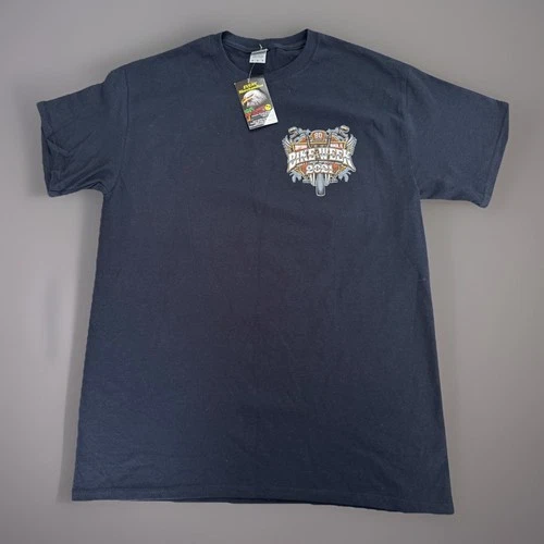 NWT Bike Week 2021 80 Years Daytona Beach FL Black Short Sleeve T-Shirt Men's M