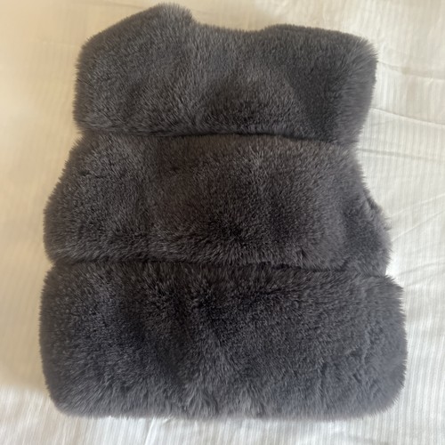 Chaleco sin mangas suave gris piel sintética IMOGA para niñas talla 14 - Imagen 7 de 7