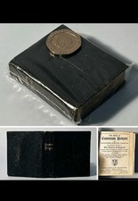 1800s Vintage Pocket Leather Prayer Book Psalms of David Bible Companion