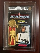 1985 Kenner Star Wars POTF 92 Back Luke Skywalker Stormtrooper AFA 60 EX