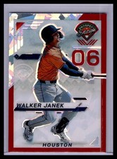 2025 Panini Prospect Edition - Walker Janek #112 Red Ice Prizm