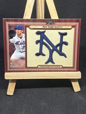 IKE DAVIS 2011 TOPPS THROBACK PATCH BASEBALL KARTE #TLMP-IDA - NEW YORK METS