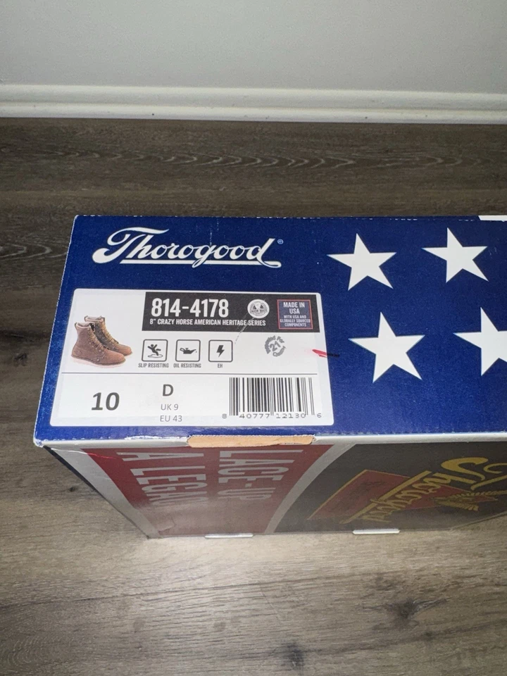 Thorogood Masculino Tamanho 10 D 8” Crazy Hoarse American Heritage Series 814-4178 - Imagem 2 de 4