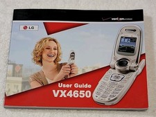 VERIZON USER GUIDE - LG VX4650 Flip Phone - English Spanish Manual del Usario