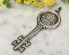 Vtg Reed & Barton Sterling Silver Wine Tasters Key Circa 1880 Pendant 4”L  21.4g
