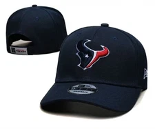 HOUSTON TEXANS TWO-TONE NFL FOOTBALL AUTHENTIC CLASSIC TEAM LOGO CAP NEW