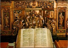 Postcard - The Alter Piece - Roskilde Cathedral in Denmark #772