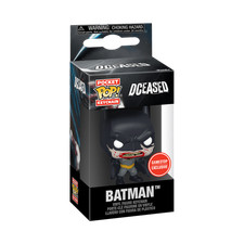 Funko Pocket POP! Llavero exclusivo Heroes DC Comics Batman Bloody GameStop