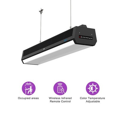 Upper-Room UV-C Air Disinfection Fixture | Commercial Upper-Air UVGI System