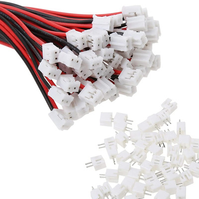 20 Sets Mini Micro Jst 2.0 Ph 2-Pin Connector Plug Male with 150Mm Cable & Femal