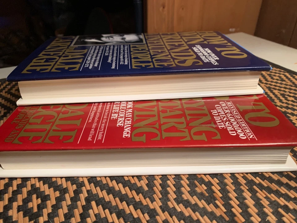 DALE CARNEGIE LOT How to Win Friends Influence People Stop Worrying Start Living Foto 3 de 4