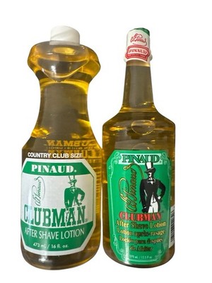 Clubman Pinaud After Shave Lotion Country Club 2 Bottles Size 12.5oz / 16fl oz