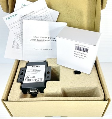 Moxa NPort 5110A Device Server 12-48VDC RS232 10/100M *NEW*