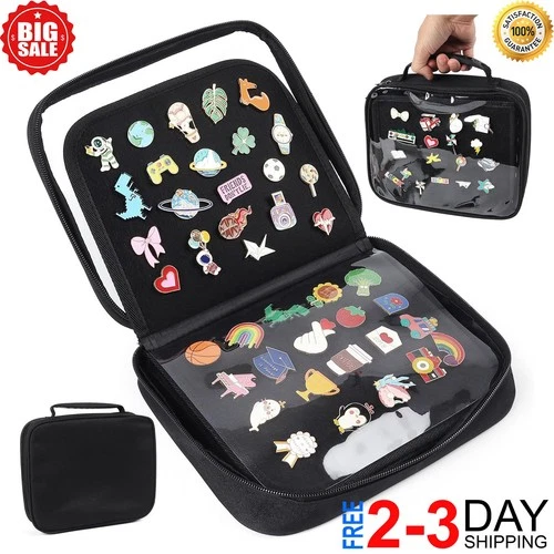 Disney Enamel Pin Display Book, Travel Pin Trading Sports Memorial Pins Bag