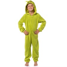 Dr. Seuss GRINCH Who Stole Christmas Hooded Pajama Union Suit 3XL, 18 