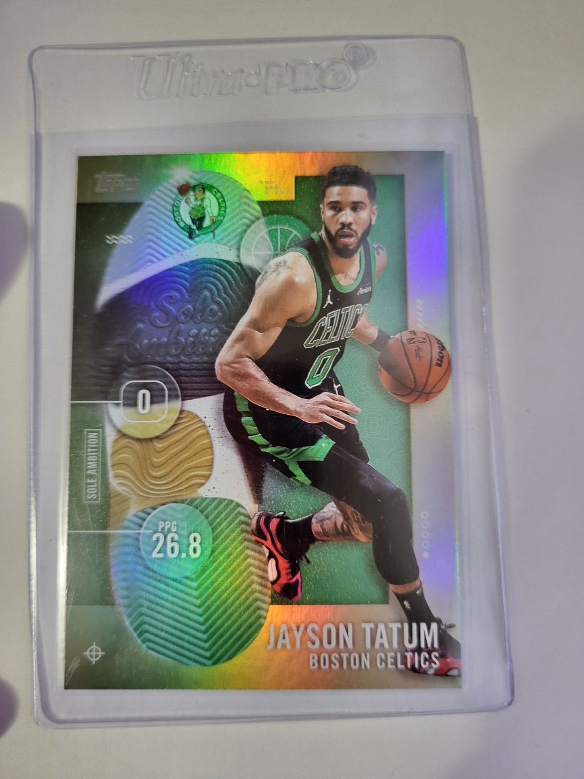 2025 Topps Basketball Jayson Tatum Sole Ambition SA-6 SSP Case Hit 1:15k 🔥