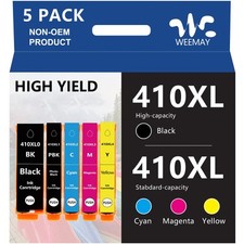 5Pack 410xl T410xl Ink For Epson Expression XP-530 XP-630 XP-640 XP-830 XP-7100