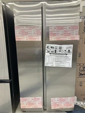 Samsung RS28A500ASR 36 Inch Freestanding Side by Side Smart Refrigerator,