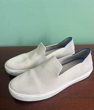 Rothy's The Original Slip On Sneaker Womens 7 Shoes Beige Knit Casual Comfort