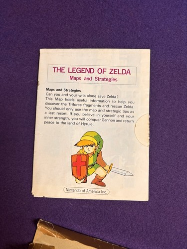 The Legend of Zelda NES Complete in Box w/ Manual, Map & Inserts - Picture 11 of 13