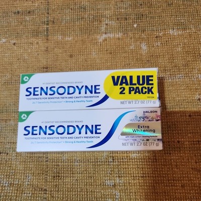 Sensodyne 2pk Extra Whitening Toothpaste Sensitive Teeth Cavity Prevention 2.7oz