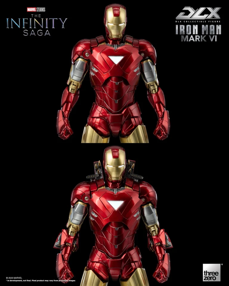 Marvel Infinity Saga: Iron Man Mark 6 DLX Action Figure - Image 2 of 4