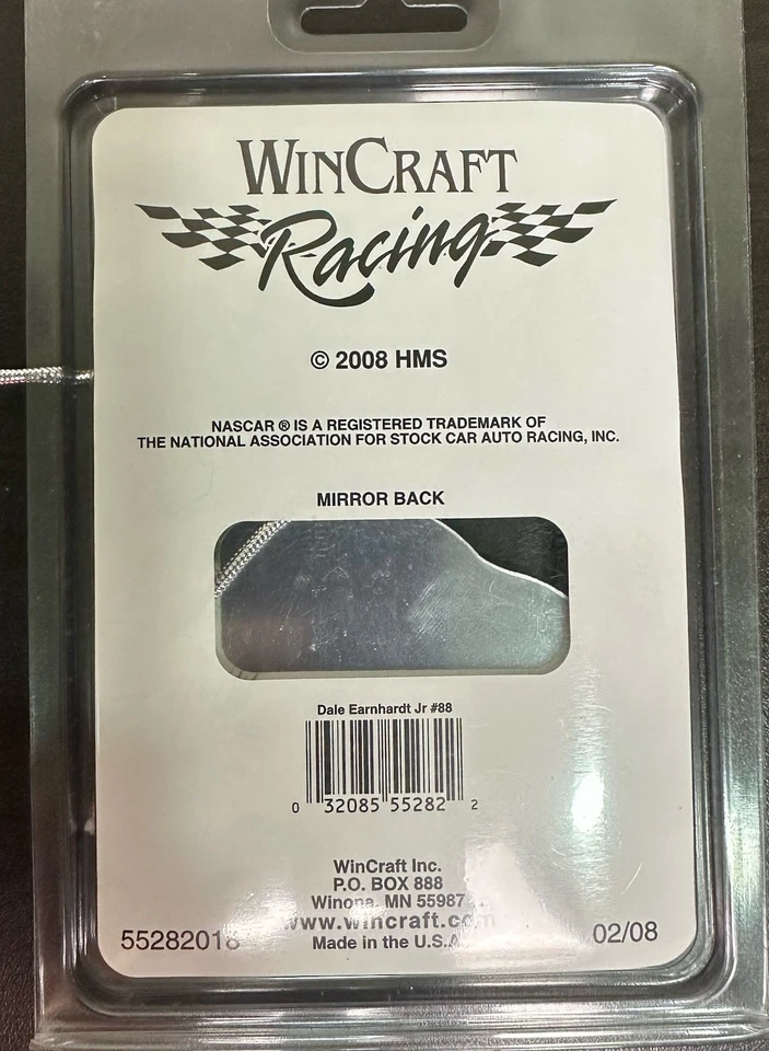 Dale Earnhardt Jr. #88 JR Nation NASCAR Ornament – WinCraft 2008 –Sealed Acrylic - Image 2 of 2