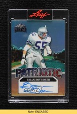 2025 Leaf Metal Independence Day Patriotic 1/1 Brian Bosworth Auto READ 03lu