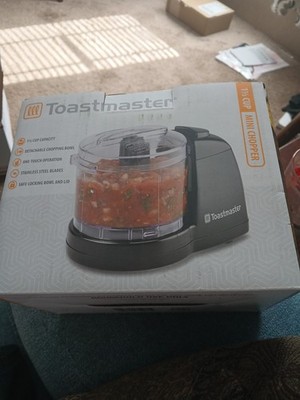 NEW Toastmaster Mini Electric Food Chopper: 1-1/2 Cup Black TM-67MC NIB 