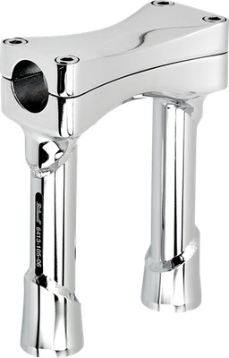 BILTWELL Murdock O/S Risers - 6'' - Chrome 6413-105-06